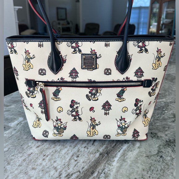 Dooney & Bourke x Disney Epcot World Showcase Germany Tote Bag NWT - Picture 3 of 10